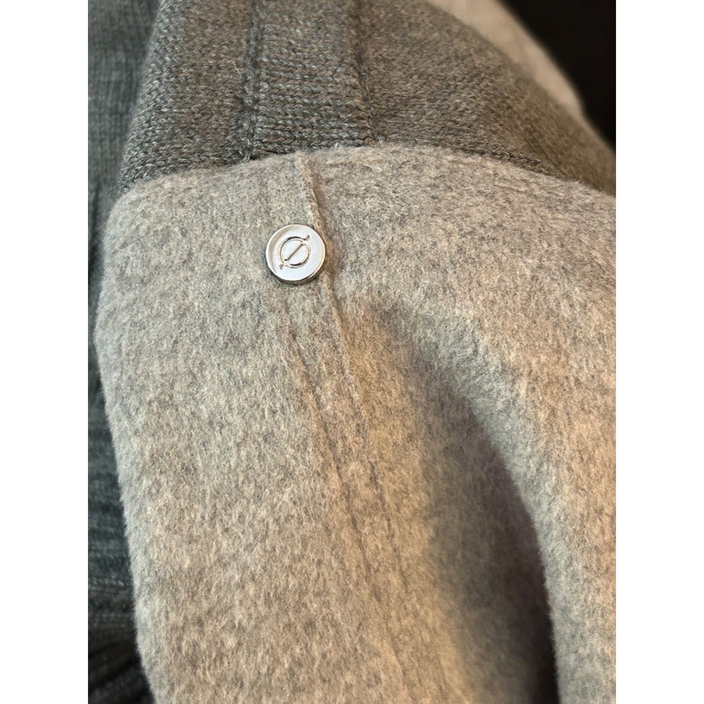 SOSKEN Brandy Waterfall Woll Blend Coat in Gray Sz M - Picture 15 of 15